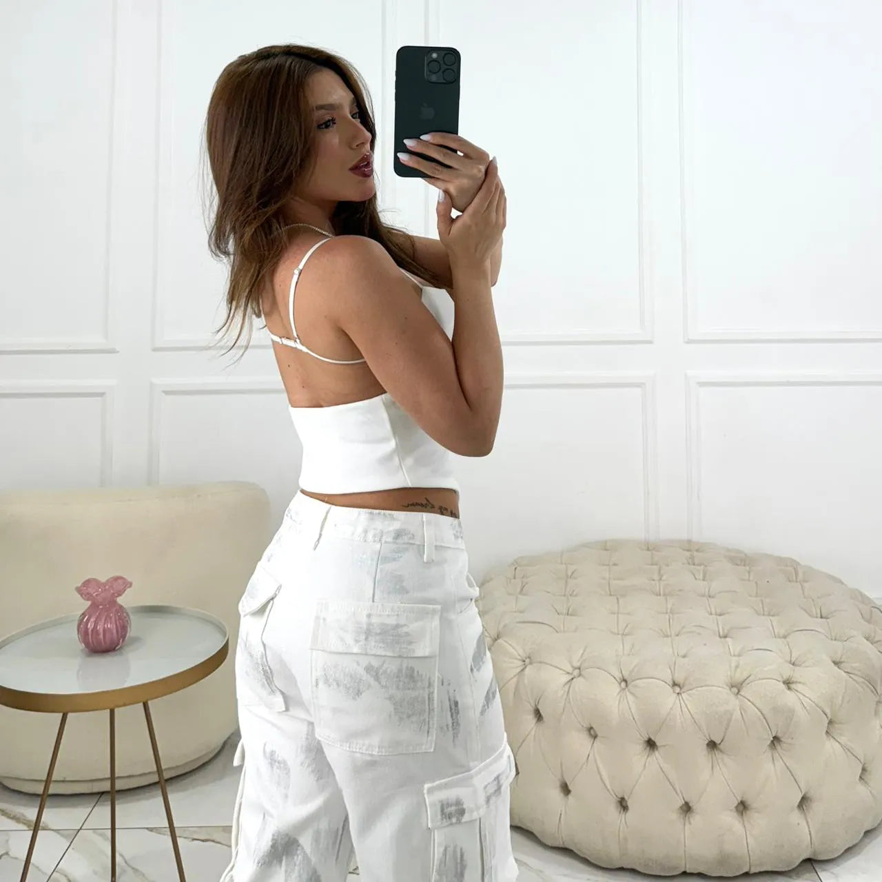 CALÇA KENDALL BRANCO