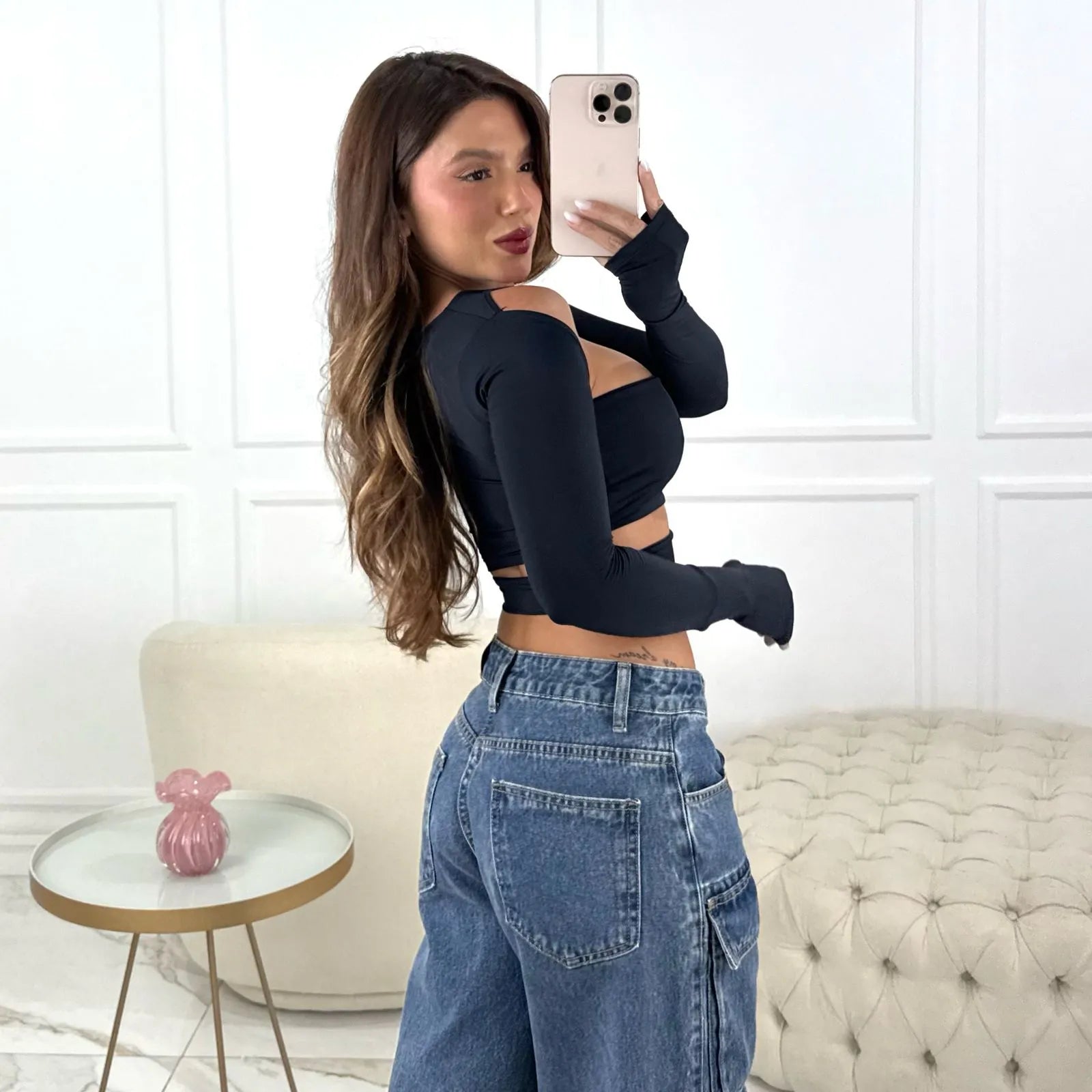 CROPPED GIOVANNA PRETO