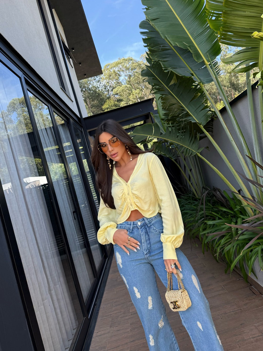 Camisa Cropped Vivi
