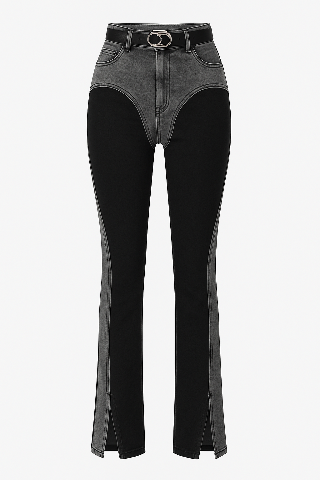 CALÇA MURY JEANS PRETA BLOCADA