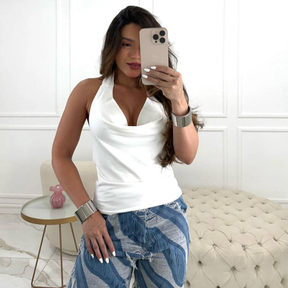 BLUSA MALU OFFWHITE
