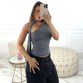 BLUSA MARCELA CINZA