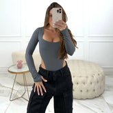 BODY MEL CINZA