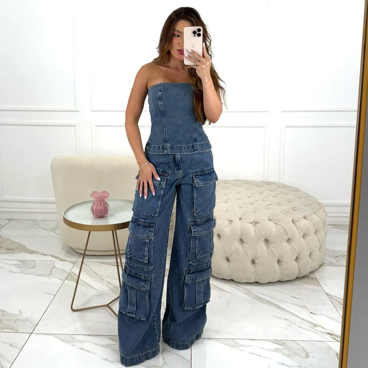 CALÇA KIM JEANS