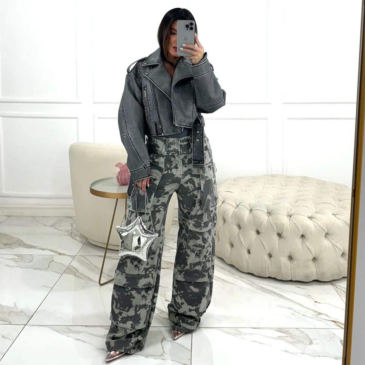 CALÇA KYLIE MILITAR