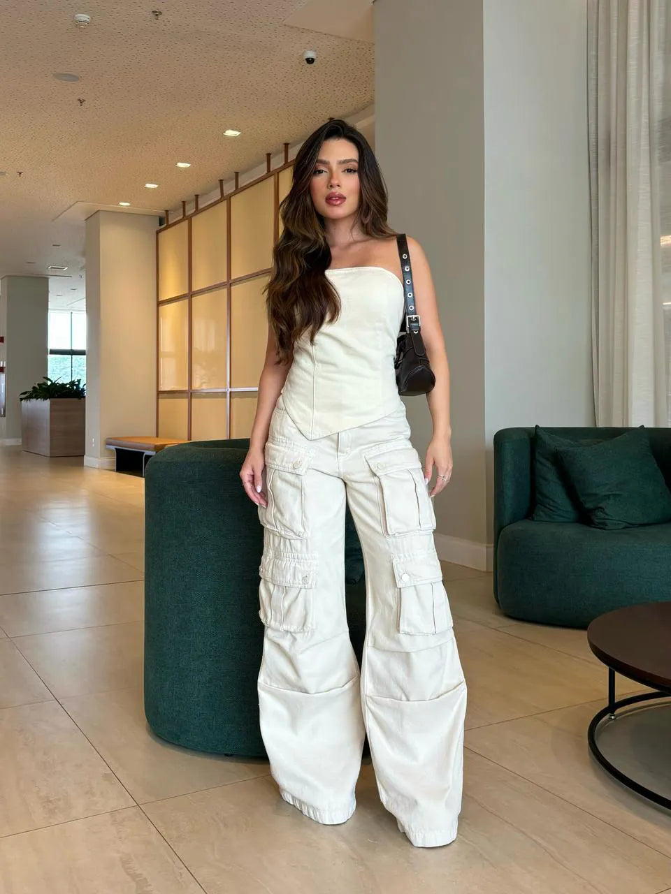 CALÇA MAYA BEGE