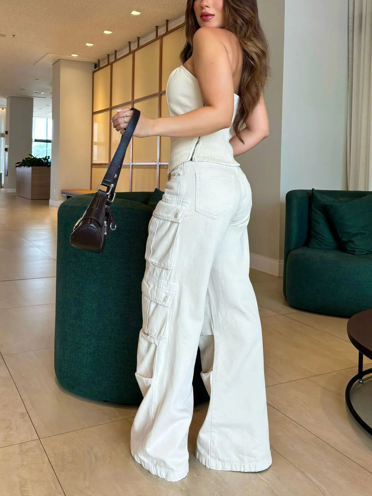 CALÇA MAYA BEGE