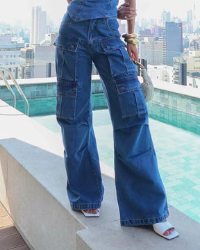 CALÇA MAYA JEANS ESCURO