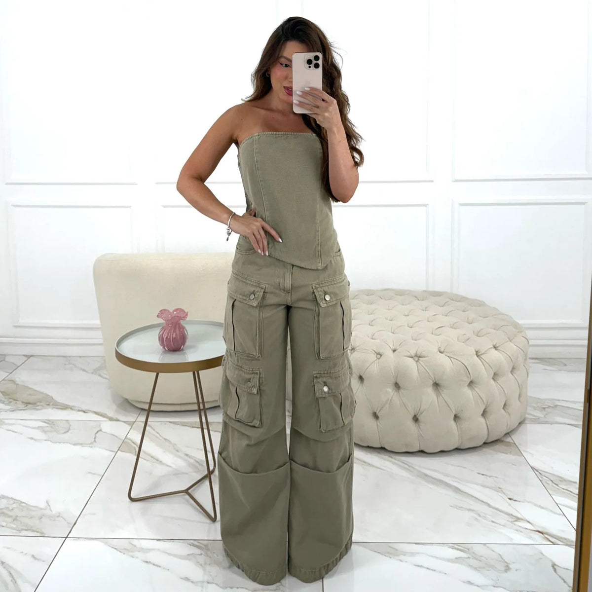CALÇA MAYA PISTACHE