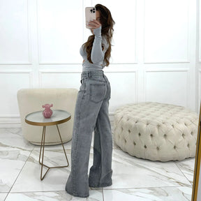 CALÇA SHINE MAVIE CINZA