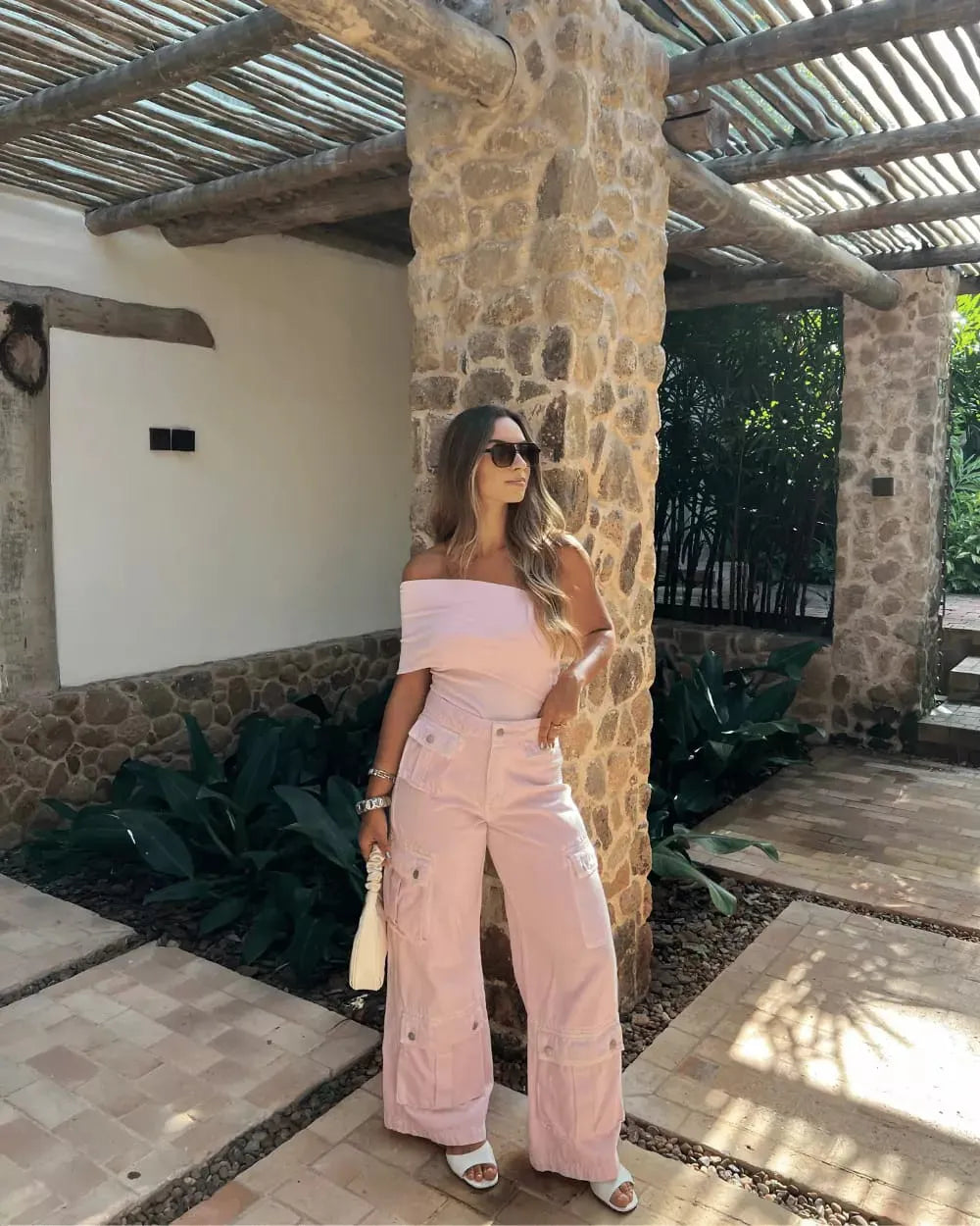 CALÇA VICK ROSA