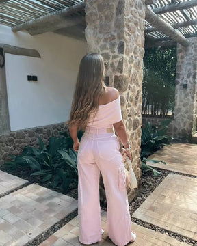 CALÇA VICK ROSA