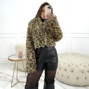 CASACO NAOMI ANIMAL PRINT BROWN