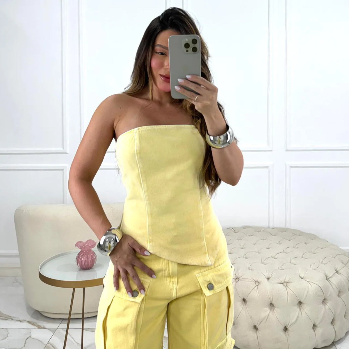 CORSET MAYA AMARELO