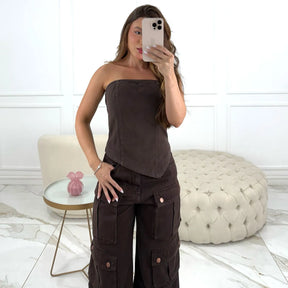 CORSET MAYA BROWN