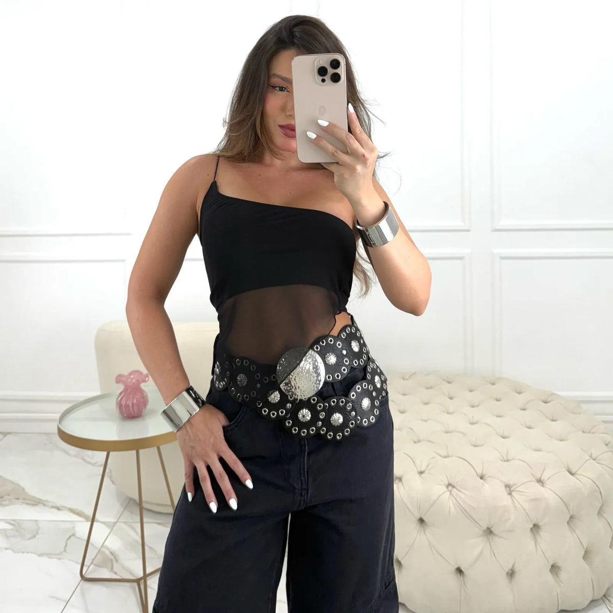 CROPPED MARI TULE