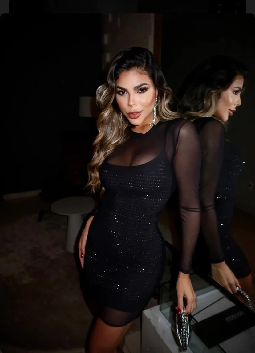 Vestido Mariana Preto