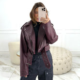 JAQUETA ALEXA BURGUNDY