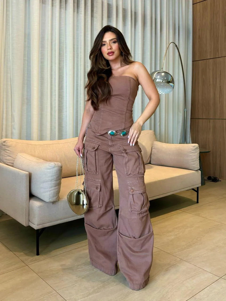 CALÇA MAYA MOCHA