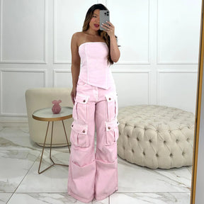 CALÇA MAYA ROSA