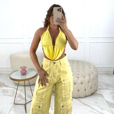 TOP BIANCA AMARELO