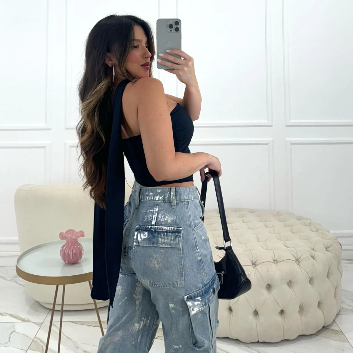 TUBE TOP CECI BLACK