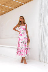 Vestido Floral Pink